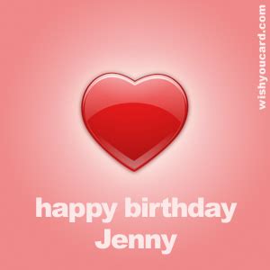 Happy Birthday Jenny Free e-Cards