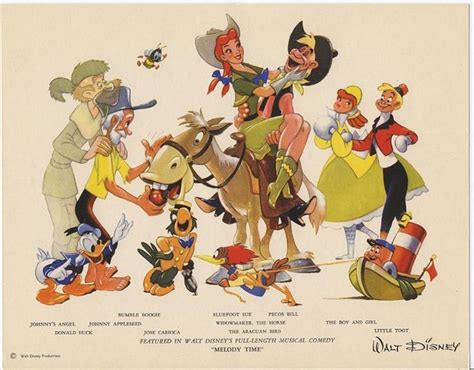 Melody Time (1948) | Disney animated classics, Walt disney animation ...