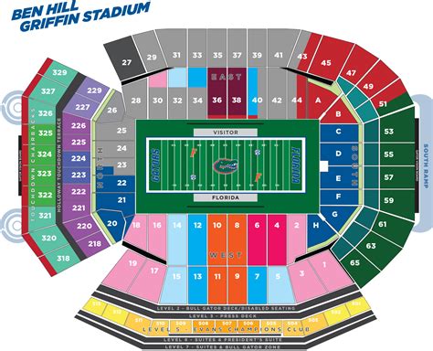 Gators Stadium Seating Chart - Stadium Seating Chart