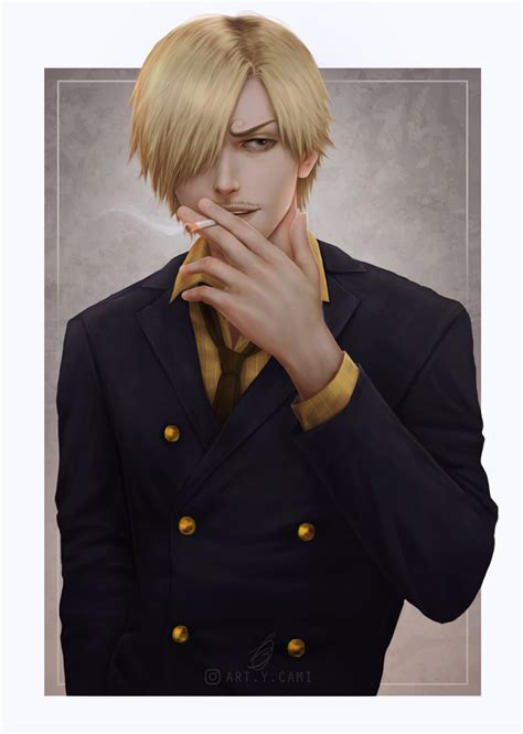 Hey guys, I did a Sanji fanart in my style, hope u like o/ : r/OnePiece