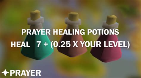 Prayer potion osrs