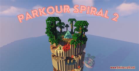 Parkour Spiral 2 Map (1.19.2, 1.18.2) - Jump Your Way Up From the ...