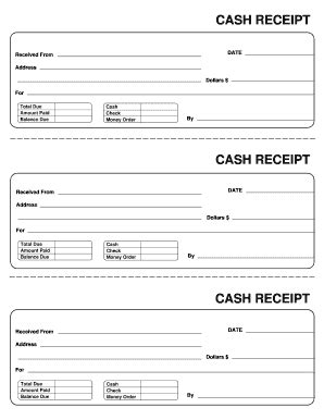 18 Printable Official Receipt Forms and Templates - Fillable Samples in ...