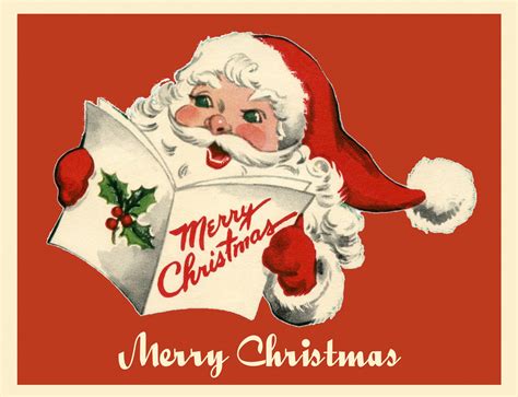 Christmas Card Santa Claus Free Stock Photo - Public Domain Pictures