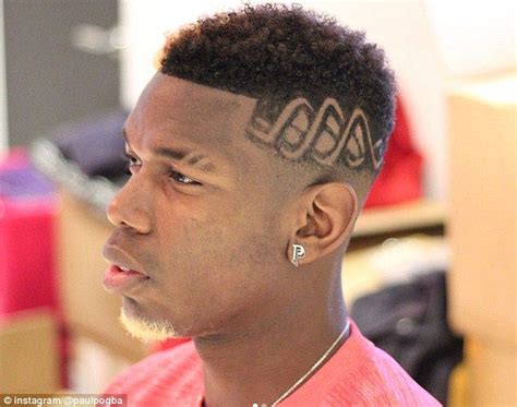 Manchester United's Paul Pogba shows off new 'hair is burning' haircut ...