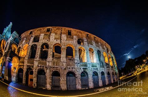 Colosseum at Full Moon Photograph by Julian Starks - Fine Art America