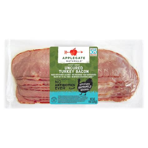 Applegate Natural Uncured Turkey Bacon - Shop Bacon at H-E-B