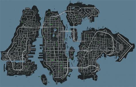 GTA: The map size of every mainline game in the series