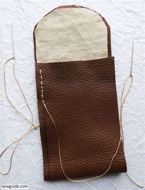 Hand Sew A Simple Leather Pouch - SewGuide