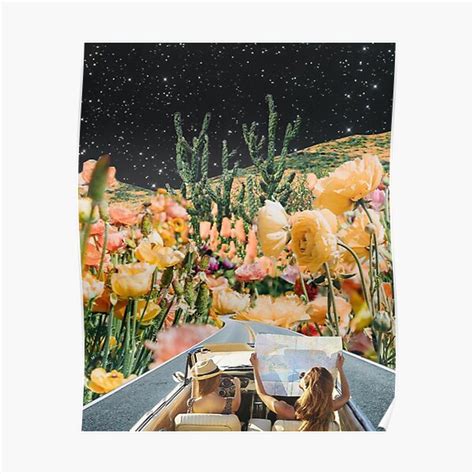 "flower road" Poster by maisiekane | Redbubble