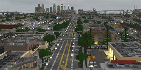 Minecraft City's massive build includes incredibly complex ...