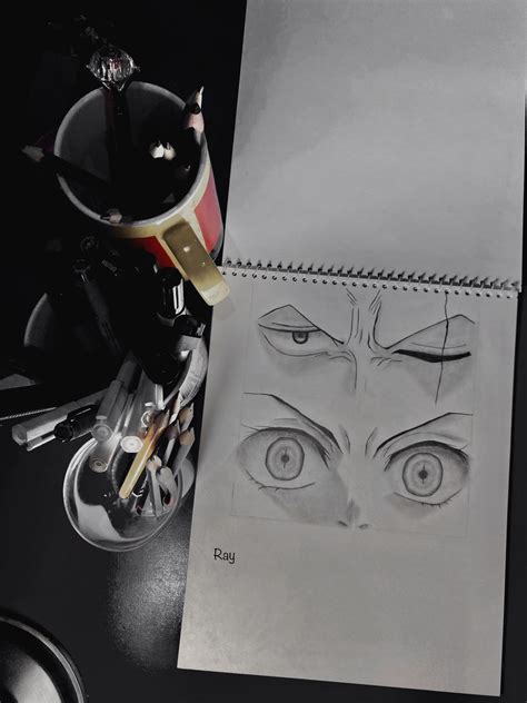 Anime eyes with pencil : r/AnimeART