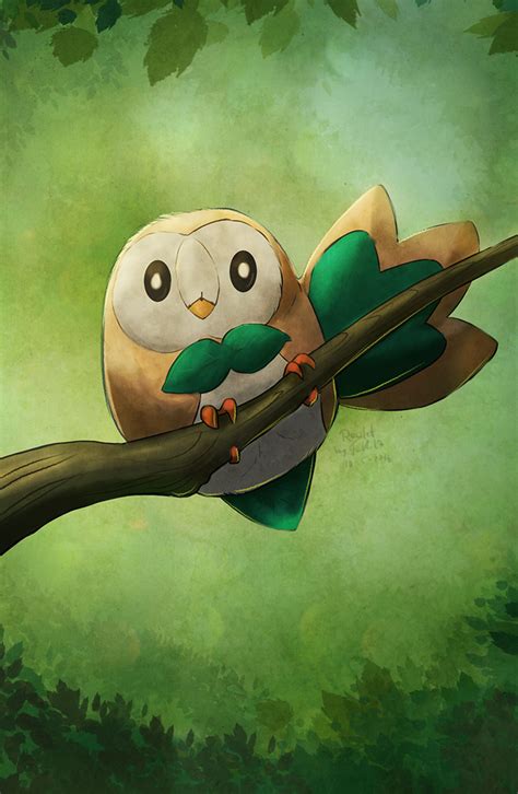 FanArt: Rowlet by Tekila-onRice on DeviantArt