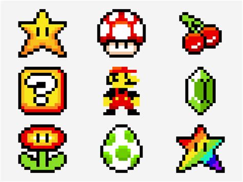 Super Mario Pixel Explorations | Mario, Easy pixel art, Pixel tattoo