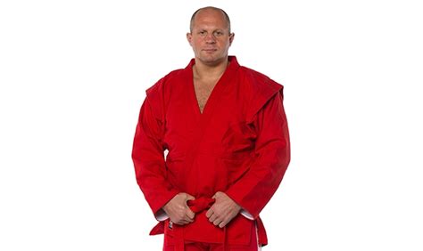 You can try on the Fedor Emelianenko’s sambo uniform at the first ...