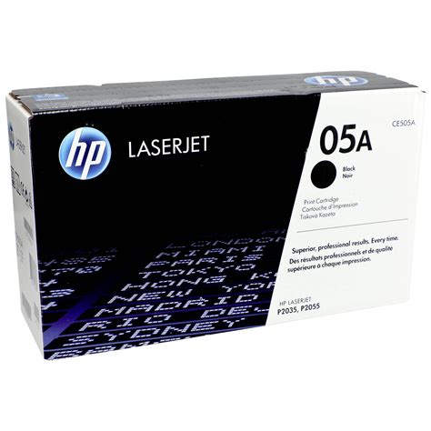 HP 05A Black Original LaserJet Toner Cartridge CE505A – رؤيا شوب Roiya Shop