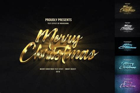 25+ Christmas Photoshop Brushes, Actions & Text Effects | Design Shack