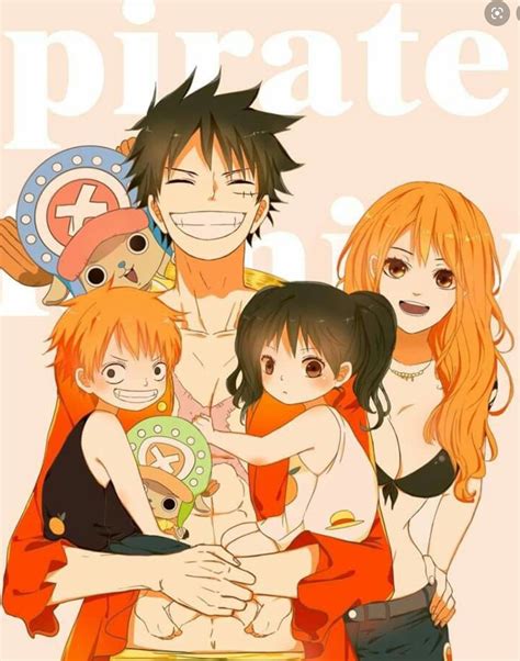 Family luffy ️ nami | One piece manga, Anime one piece, Personajes de ...