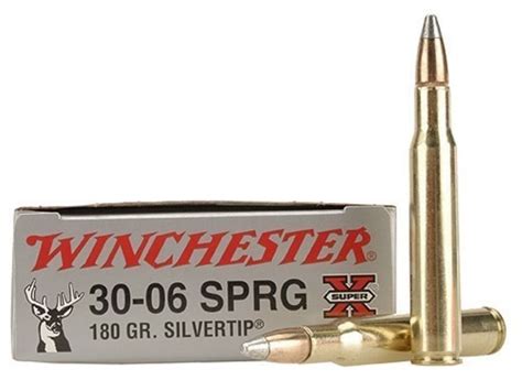 Winchester Super X Ammo 30-06 Springfield 180 Grain Silvertip Box of