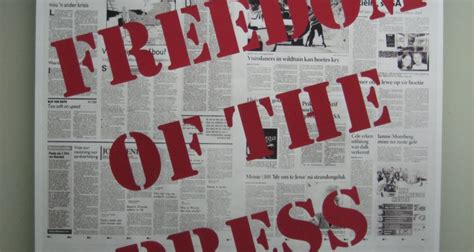 Defending Freedom of the Press From A Dangerous President. - Daily ...