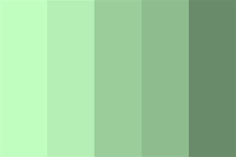 Shades of Dark Sea Green Color Palette