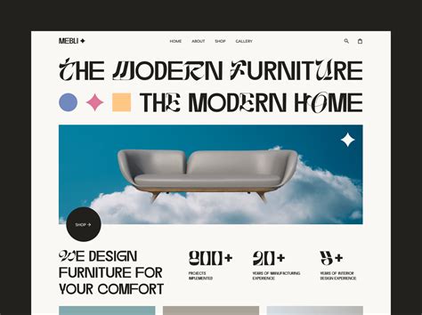 Modern Furniture Website Design by Volodymyr Yurchyshyn on Dribbble