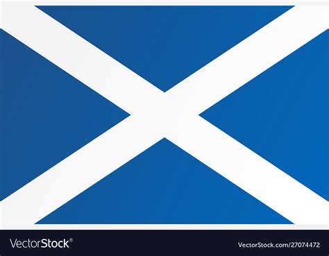 Flag scotland Royalty Free Vector Image - VectorStock