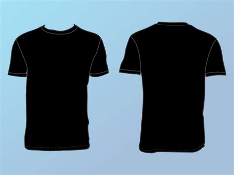 Basic T Shirt Template Vector Art & Graphics | freevector.com