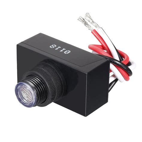 Uxcell Light Control with Photocell, Dusk To Dawn Light Sensor Switch ...