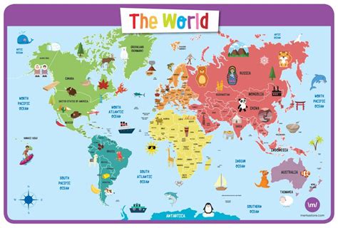 World Map Kids Printable Free Printable World Map Kids World Map ...