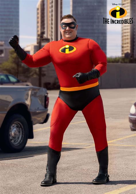 Disney The Incredibles Plus Size Deluxe Mr. Incredible Costume | Disney ...