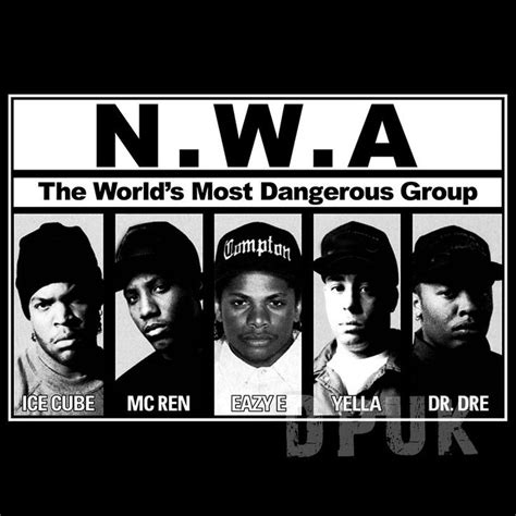 NWA Album Cover Hip Hop T Shirt | Groups poster, N.w.a straight outta ...