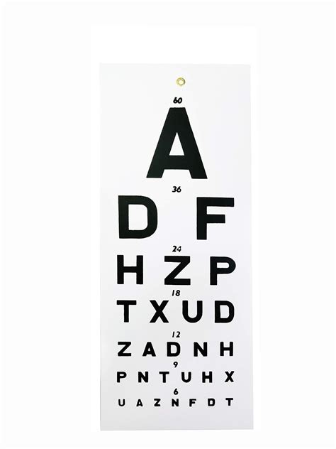 MCP Eye Vision Chart ( White and Black ). : Amazon.in: Industrial ...