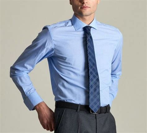 Todos los tipos de cuello de camisa que existen Blue Nattier