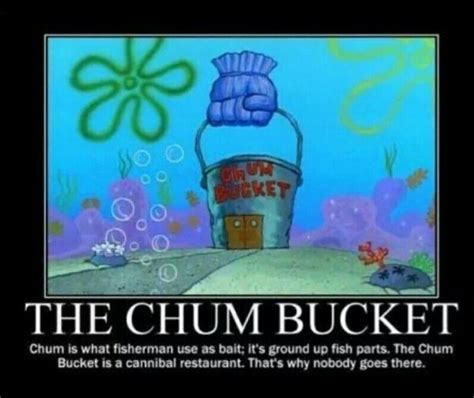 The Chum Bucket. | Funny facts mind blowing, Funny facts, Fun facts ...