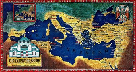 Byzantine Empire Map Justinian