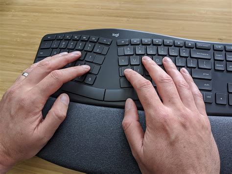 The Logitech Ergo K860 is an ergonomic keyboard that is comfortable to ...