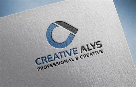 Paper Pressed Logo Mockup PSD