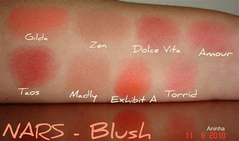 NARS - Blushes - Swatch - a photo on Flickriver