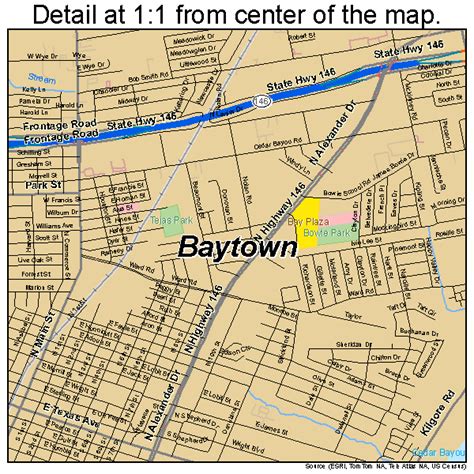 Baytown Texas Street Map 4806128