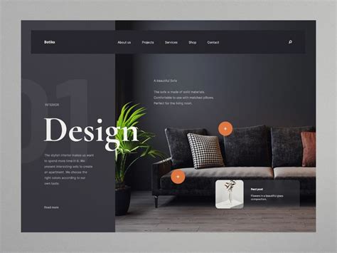 Design Interior - Website concept | Interior design website, Website ...