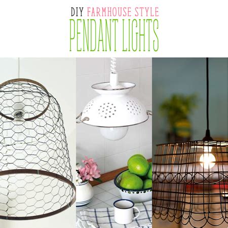 DIY Farmhouse Style Pendant Lights - The Cottage Market