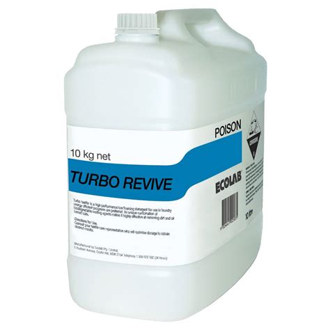 COS LAUNDRY DETERGENT EMULSFR ECOLAB TURBO REVIVE 10L*