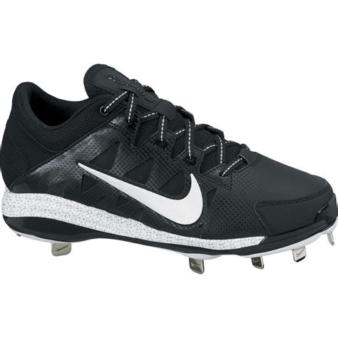 Nike Women's Black & White Hyperdiamond Pro Metal Softball Cleats Size ...