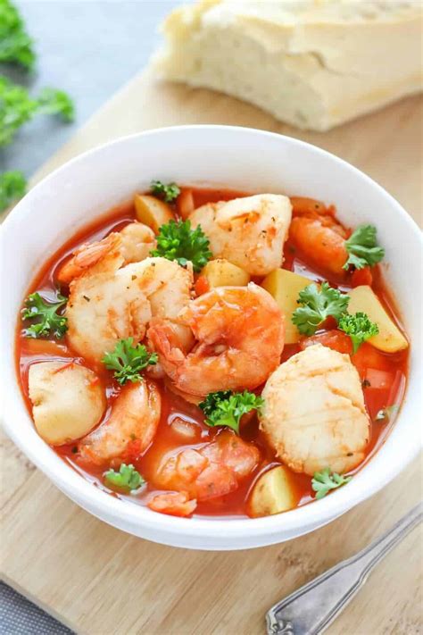 Slow Cooker Seafood Stew Recipe - I Heart Naptime