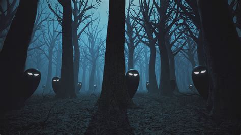 3D // Spooky Forest :: Behance