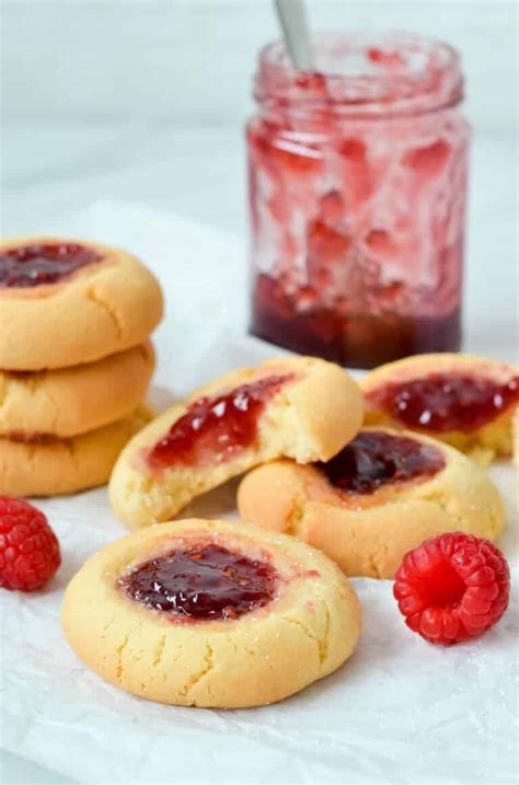 Raspberry Jam Drop Biscuits | Baking Recipes | The Cooking Collective