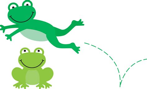 Leaping Frog Clip Art