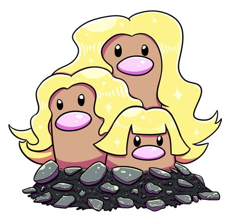 Alolan Dugtrio by KappatheKirin on DeviantArt