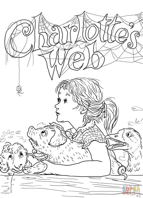 Charlotte's Web coloring page | Free Printable Coloring Pages